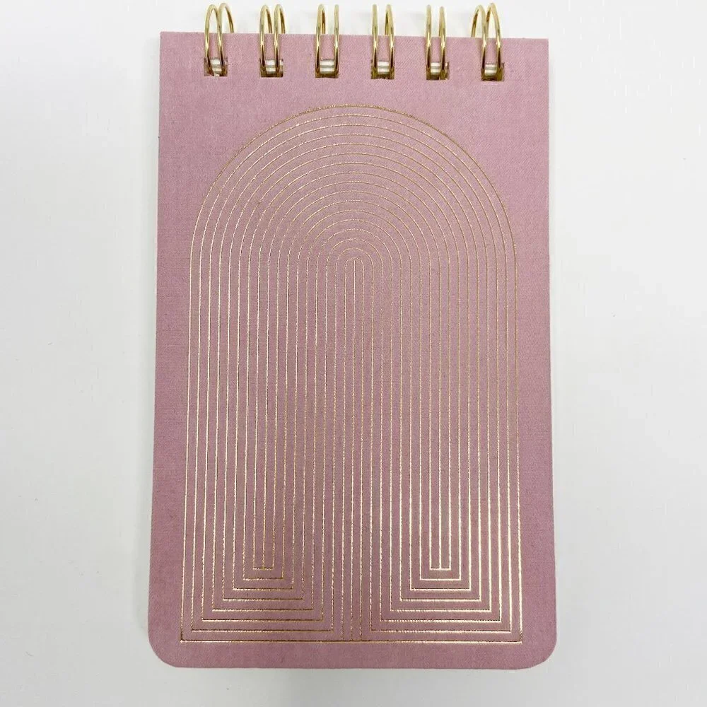 DESIGNWORKS INK | Suede Cloth Covered Notepad - Radiant Rainbow